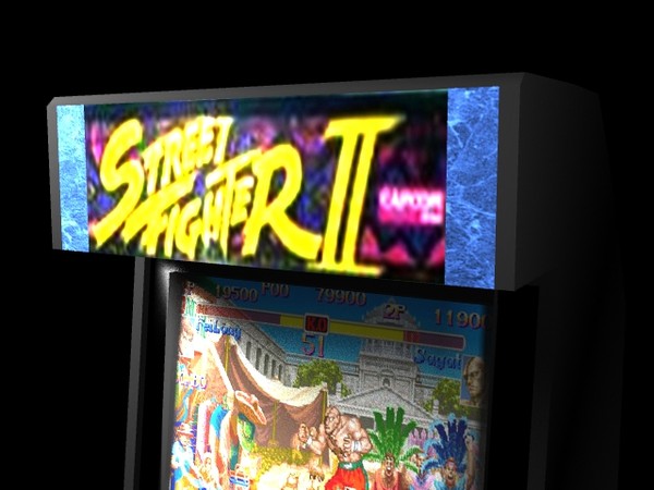 3d model street fighter arcade cabinet - Street fighter II Arcade by Irish Wolf Productions